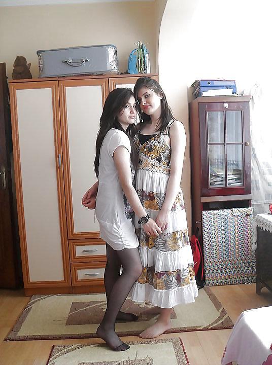 25P Turkish Girl in Black Pantyhose