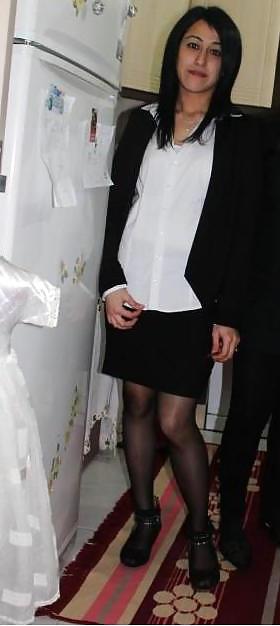 25P Turkish Girl in Black Pantyhose