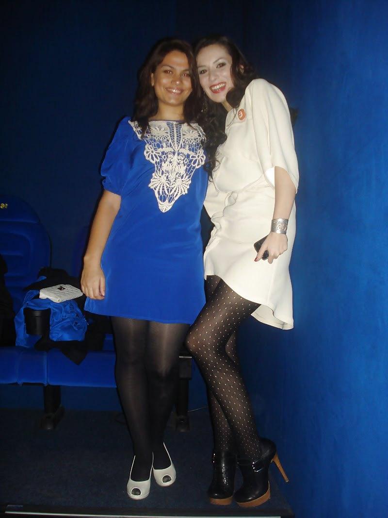25P Turkish Girl in Black Pantyhose