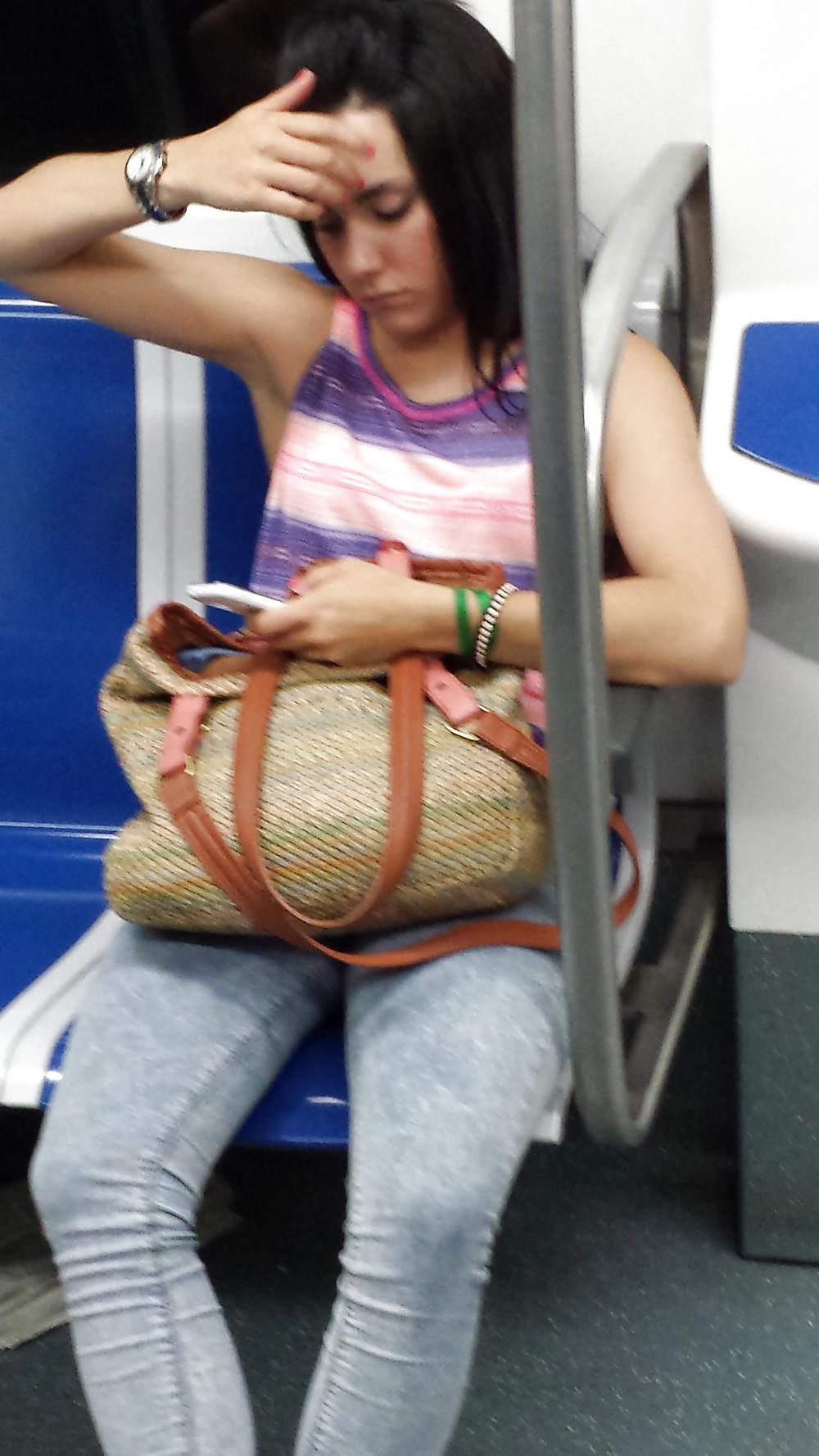 20P Voyeur in Barcelona metro