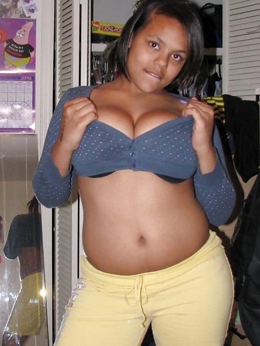 22P Ebony Teen Cutties