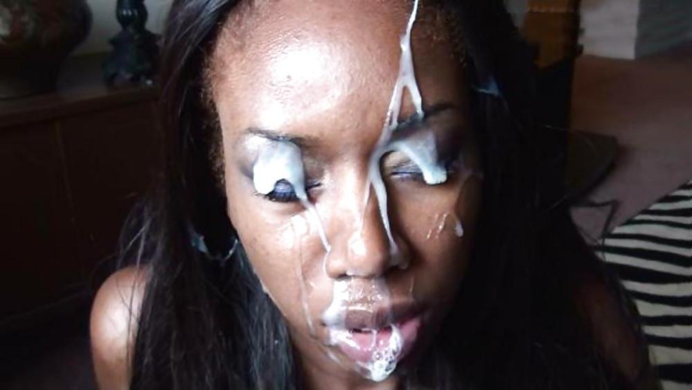 25P Ebony Girls with Cum