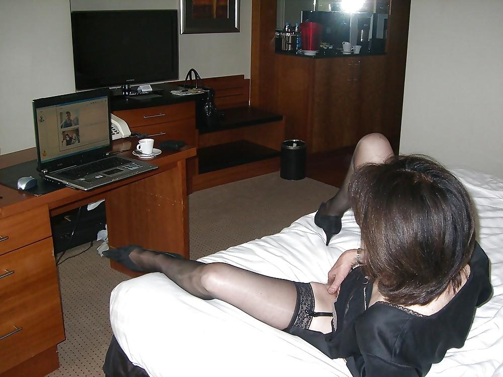 22P Tight Granny loves Showing her Hairy Pussy