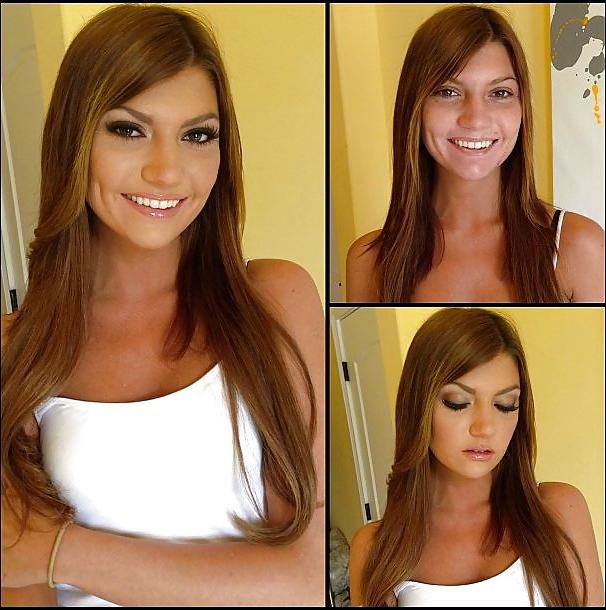 25P PornStars Without Makeup Before And After Pictures 