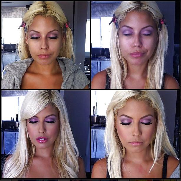25P PornStars Without Makeup Before And After Pictures 
