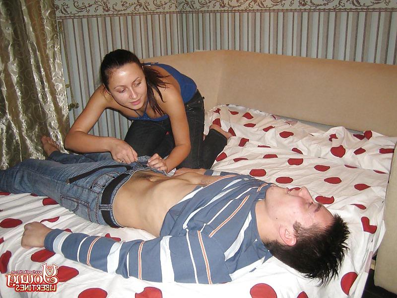 16P Rubber rides dick
