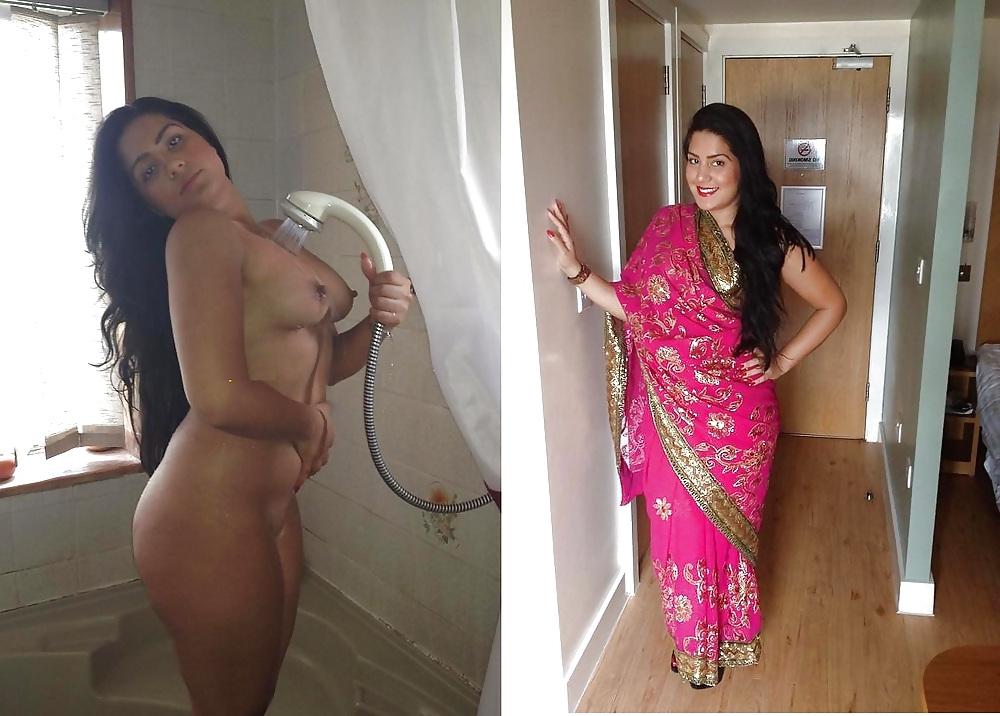 8P Clothed Unclothed Indian Bitches 