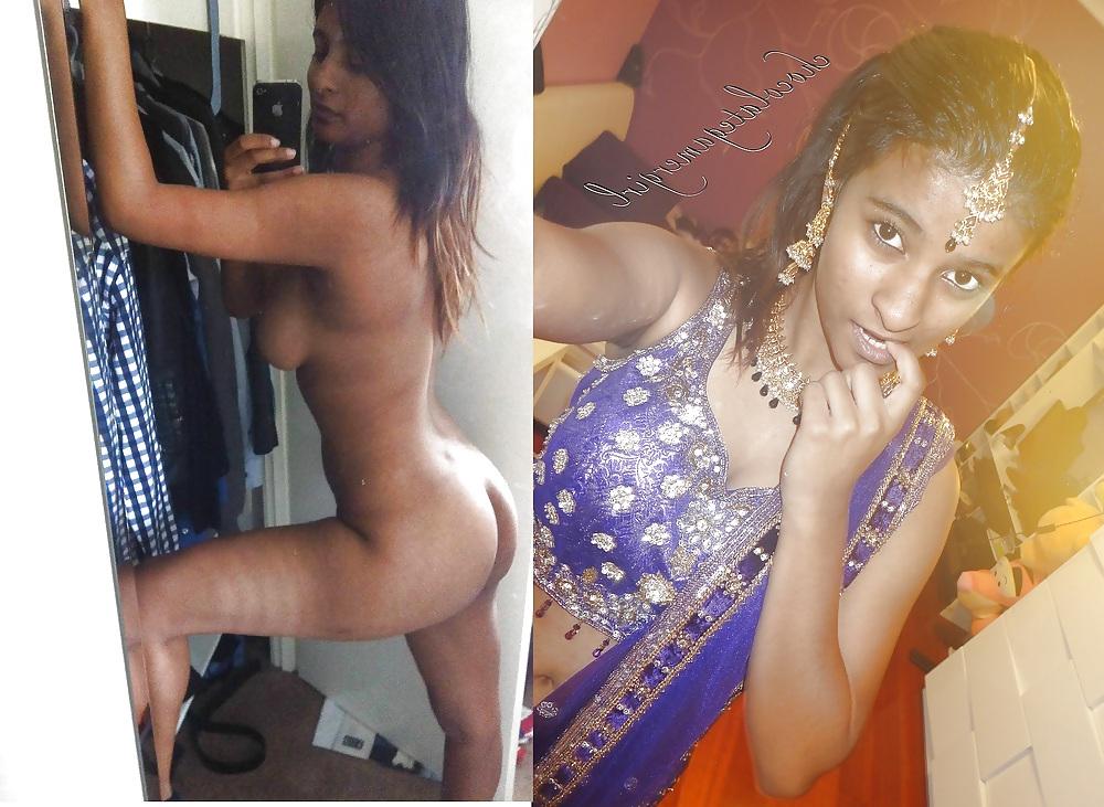 8P Clothed Unclothed Indian Bitches 