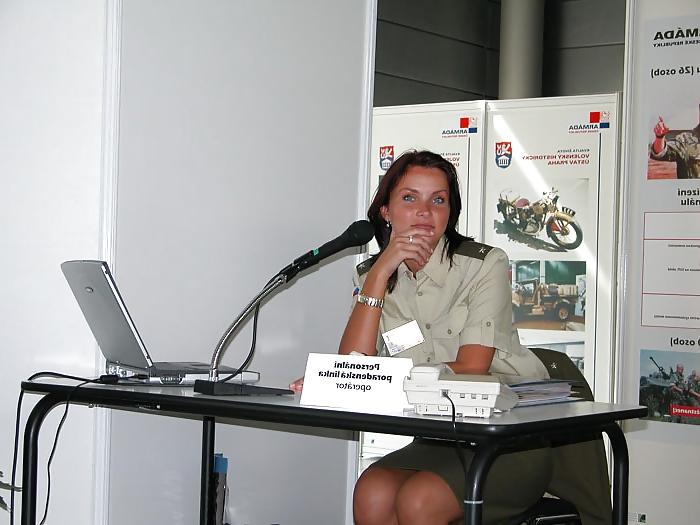25P Women in pantyhose and uniform