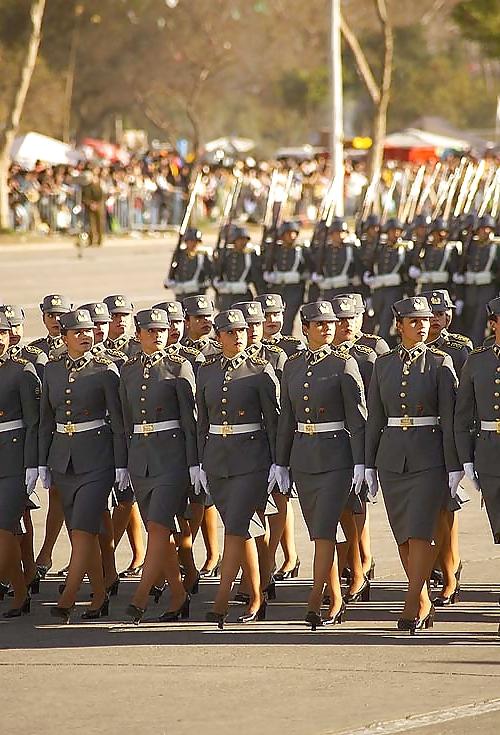 25P Women in pantyhose and uniform