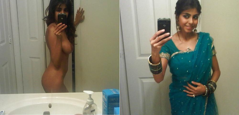 8P Clothed Unclothed Indian Bitches 7