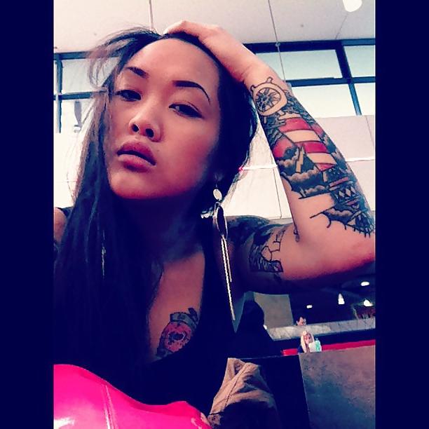 25P Tattooed Asian Teen