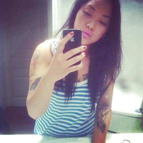 25P Tattooed Asian Teen