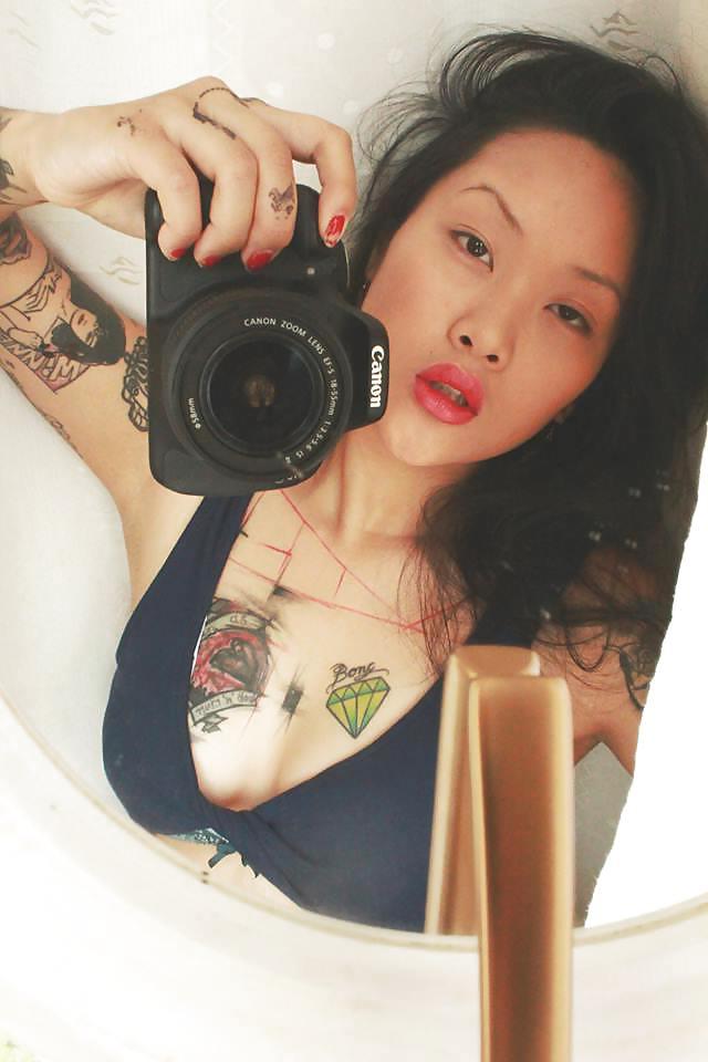 25P Tattooed Asian Teen