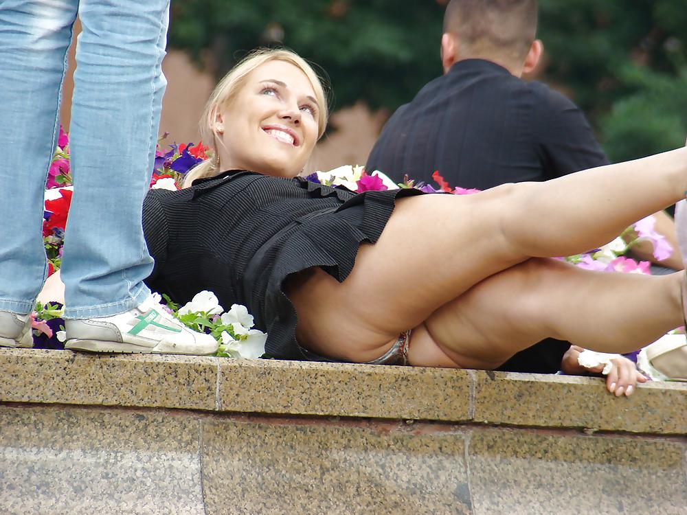 25P Upskirt nude and non nude