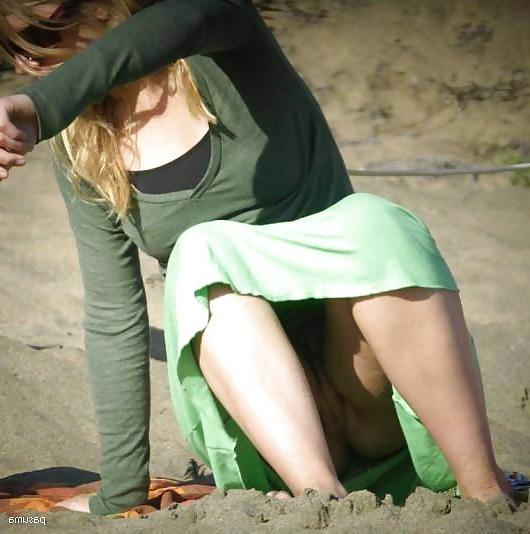 25P Upskirt nude and non nude