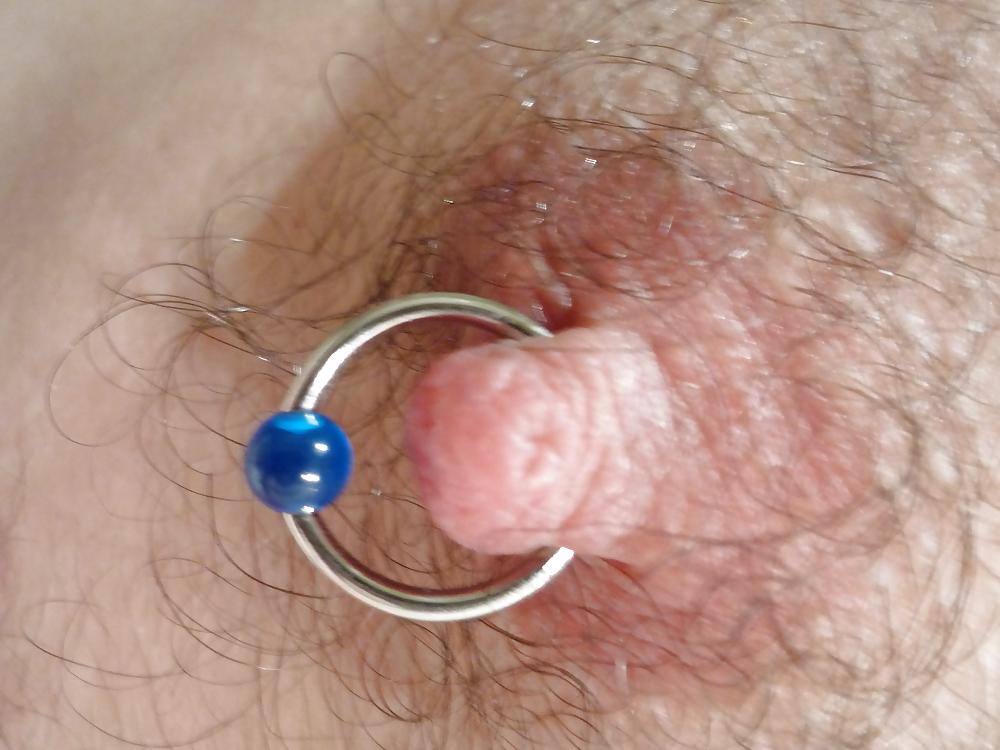 8P My nipples piercings