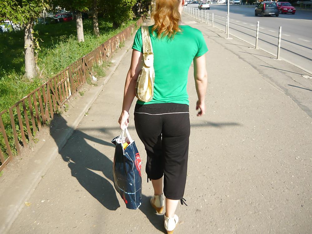 11P Wonderful bubble butt from Bulgaria on the street