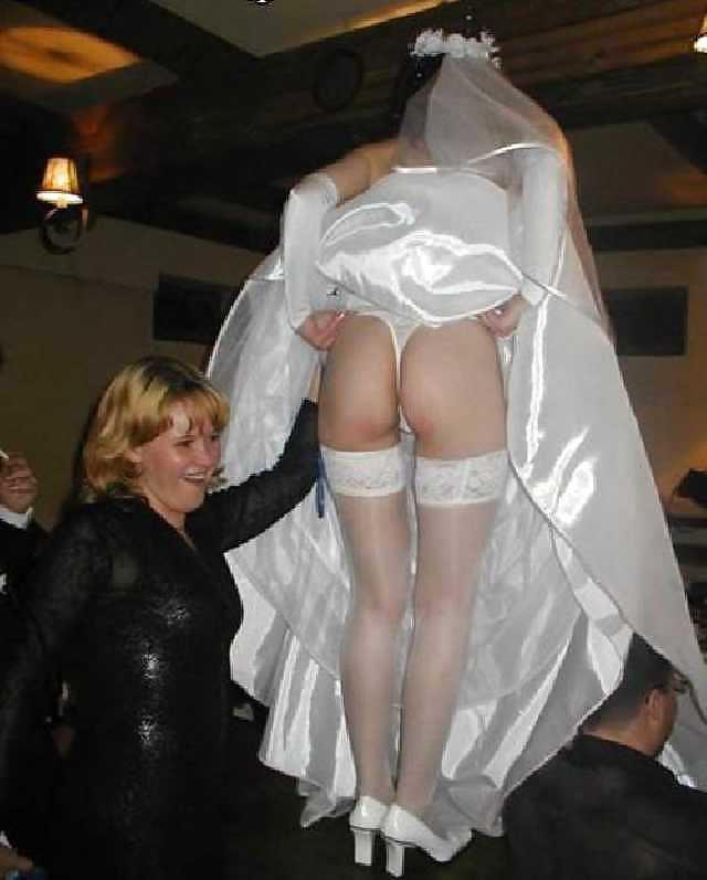 25P Nude brides, some dressed and undressed
