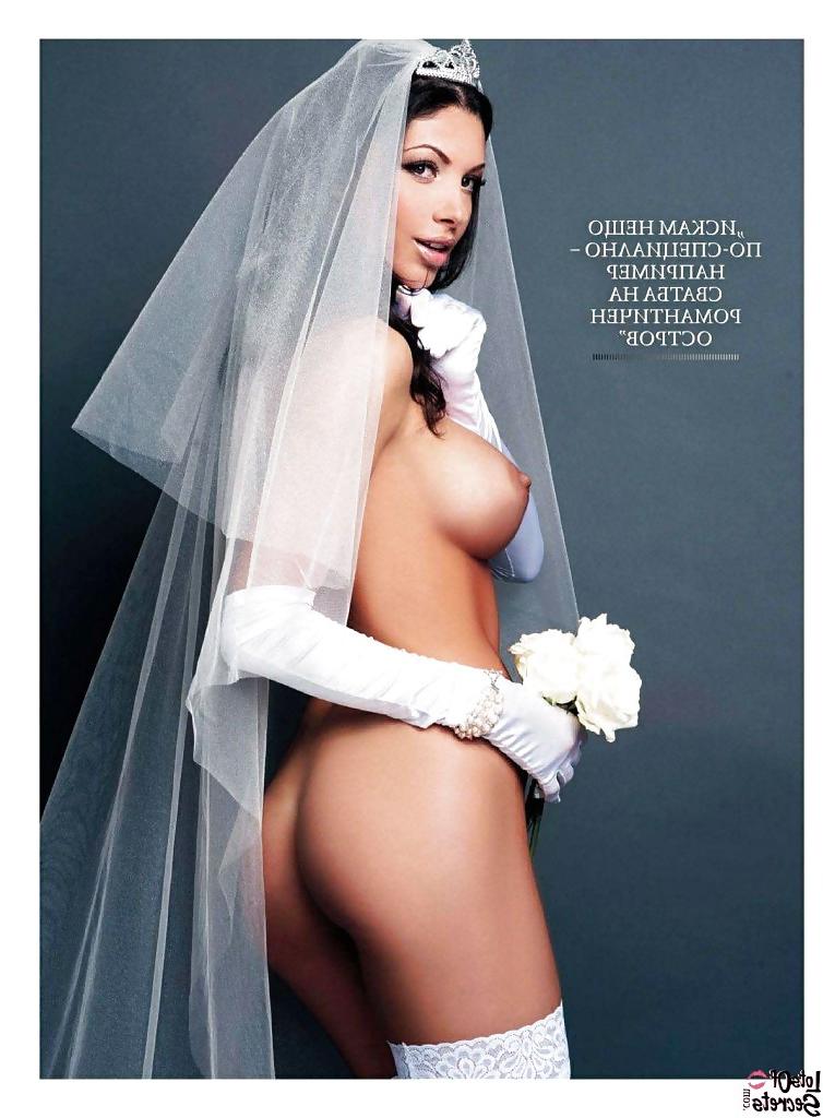 25P Nude brides, some dressed and undressed