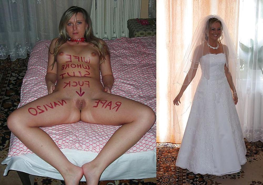 25P Nude brides, some dressed and undressed