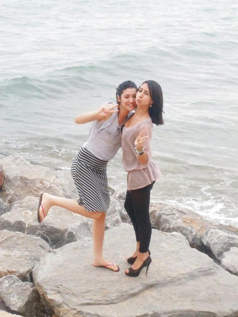12P Turkish Teens Wearing High Heels