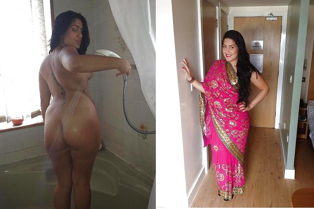 11P Clothed Unclothed Indian Bitches 9