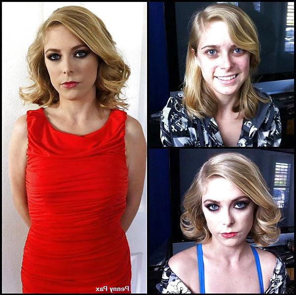 25P Porn starlets dolled up and... not.