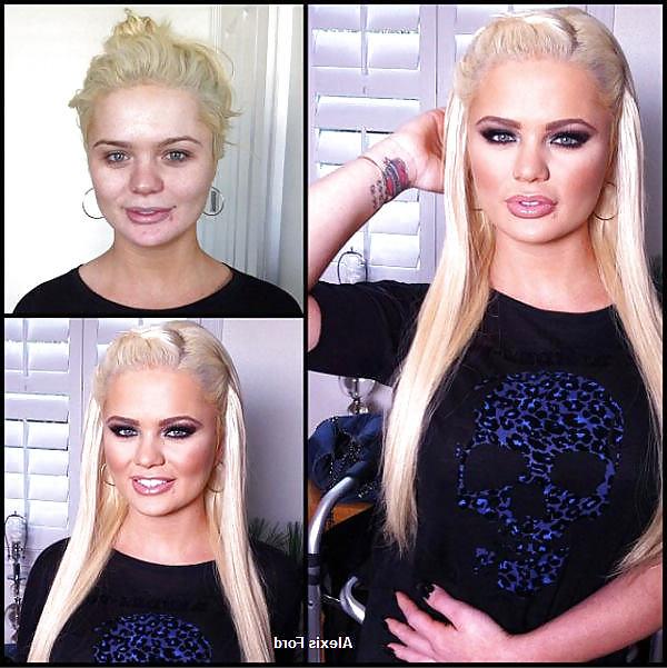 25P Porn starlets dolled up and... not.