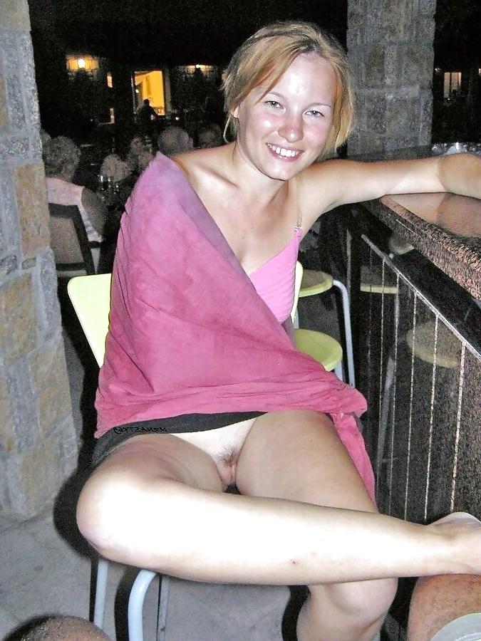 20P Slutty Wives Upskirts Pussy slips