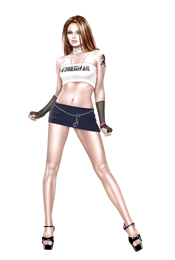 24P CARTOONS: GIRLS,GIRLS,GIRLS! 4
