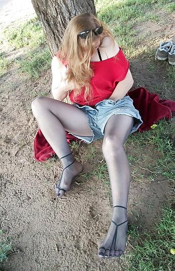 10P Lady Holly Gets Naughty Outdoors