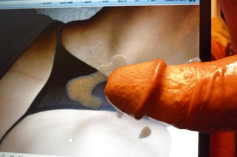 7P Virtual exhibitionisms's wife sprayed with my spunk