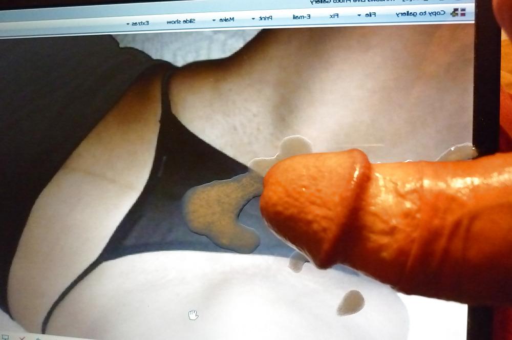7P Virtual exhibitionisms's wife sprayed with my spunk
