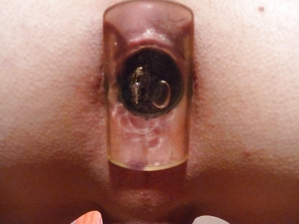 25P Butt plug in meinem prallen arsch