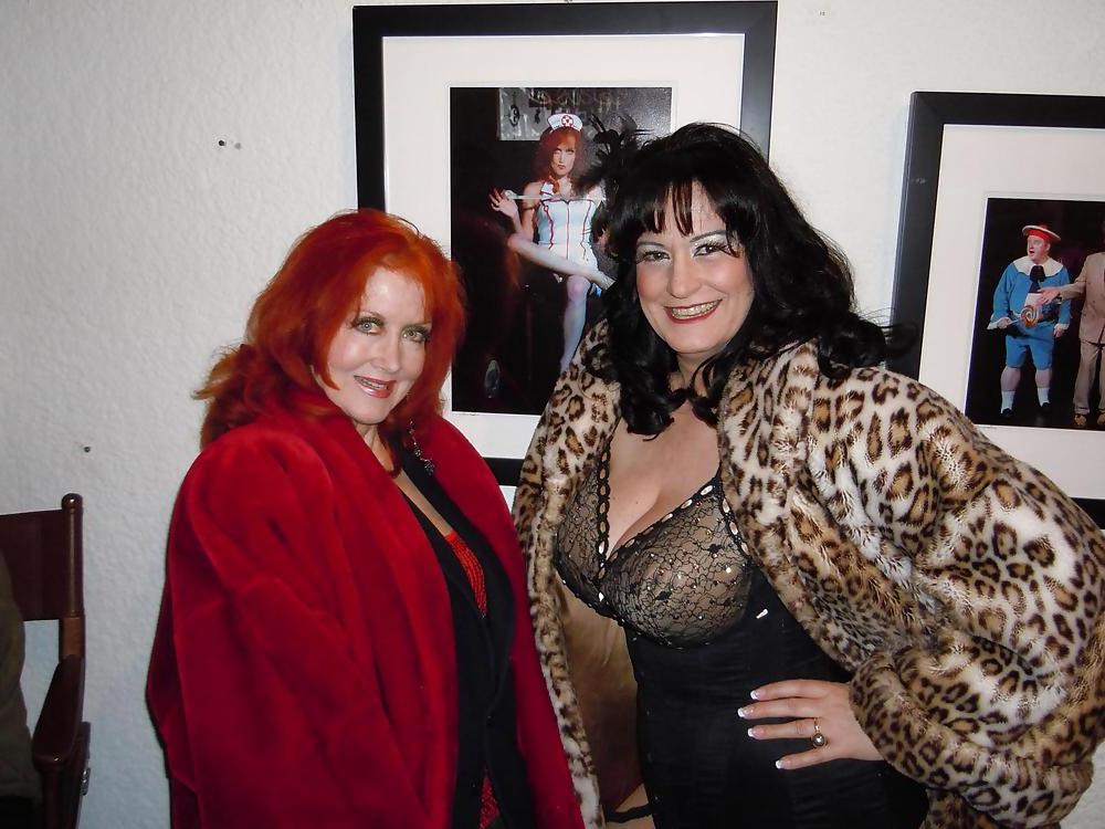 25P Redhead Granny Stripper (Non Nude)