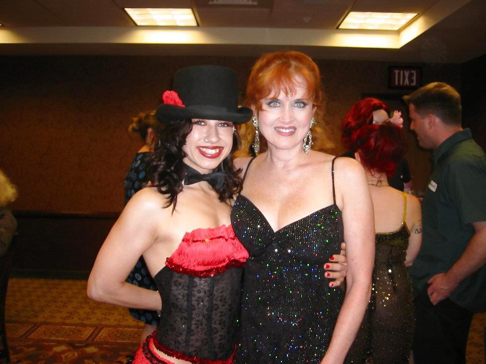 25P Redhead Granny Stripper (Non Nude)