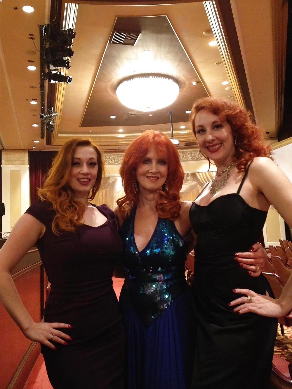 25P Redhead Granny Stripper (Non Nude)