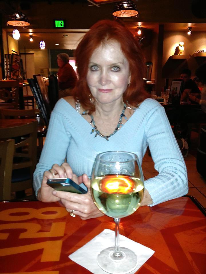 25P Redhead Granny Stripper (Non Nude)