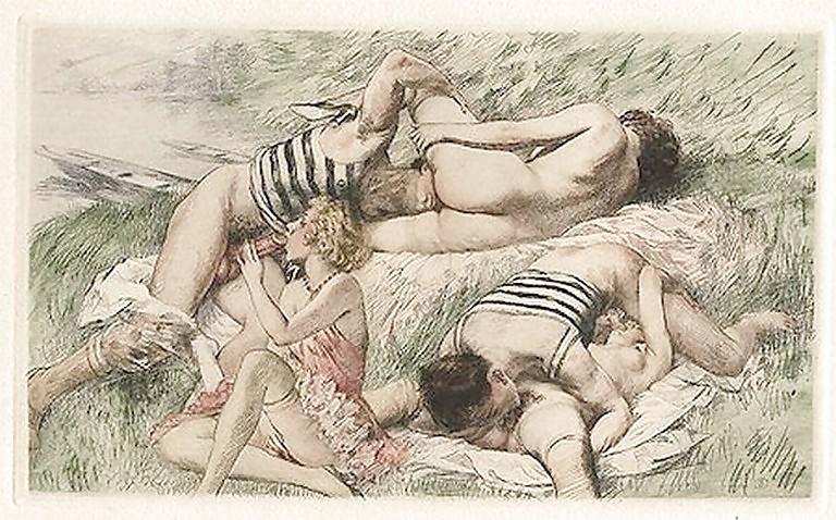 24P Orgy (retro drawings)