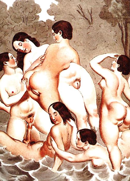 24P Orgy (retro drawings)