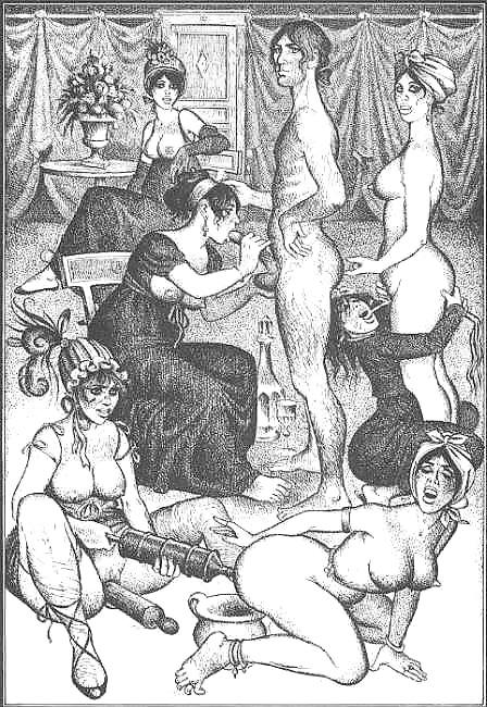 24P Orgy (retro drawings)
