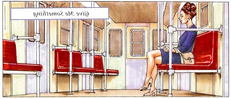 15P LADY IN THE TRAM
