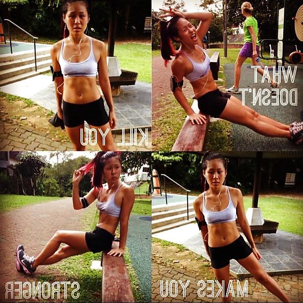 9P Asian athletic legs cute sexy muscular girl
