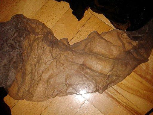 12P Nylon stockings of my wife 2. part