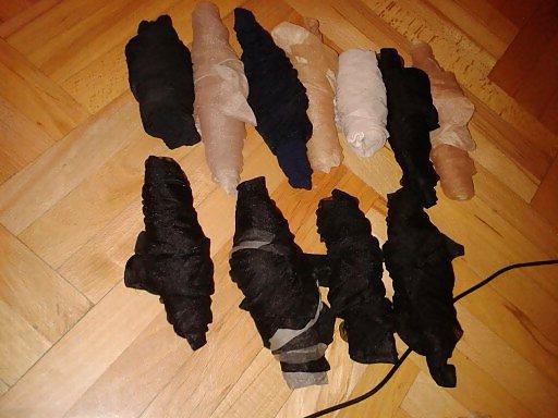 12P Nylon stockings of my wife 2. part