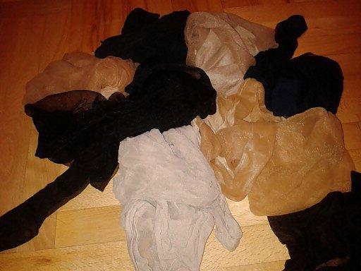 12P Nylon stockings of my wife 2. part