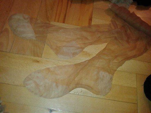 12P Nylon stockings of my wife 2. part