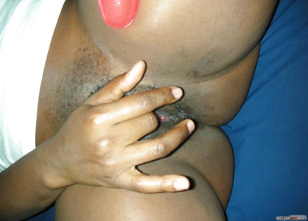 15P Ebony amateur slut fucked at home