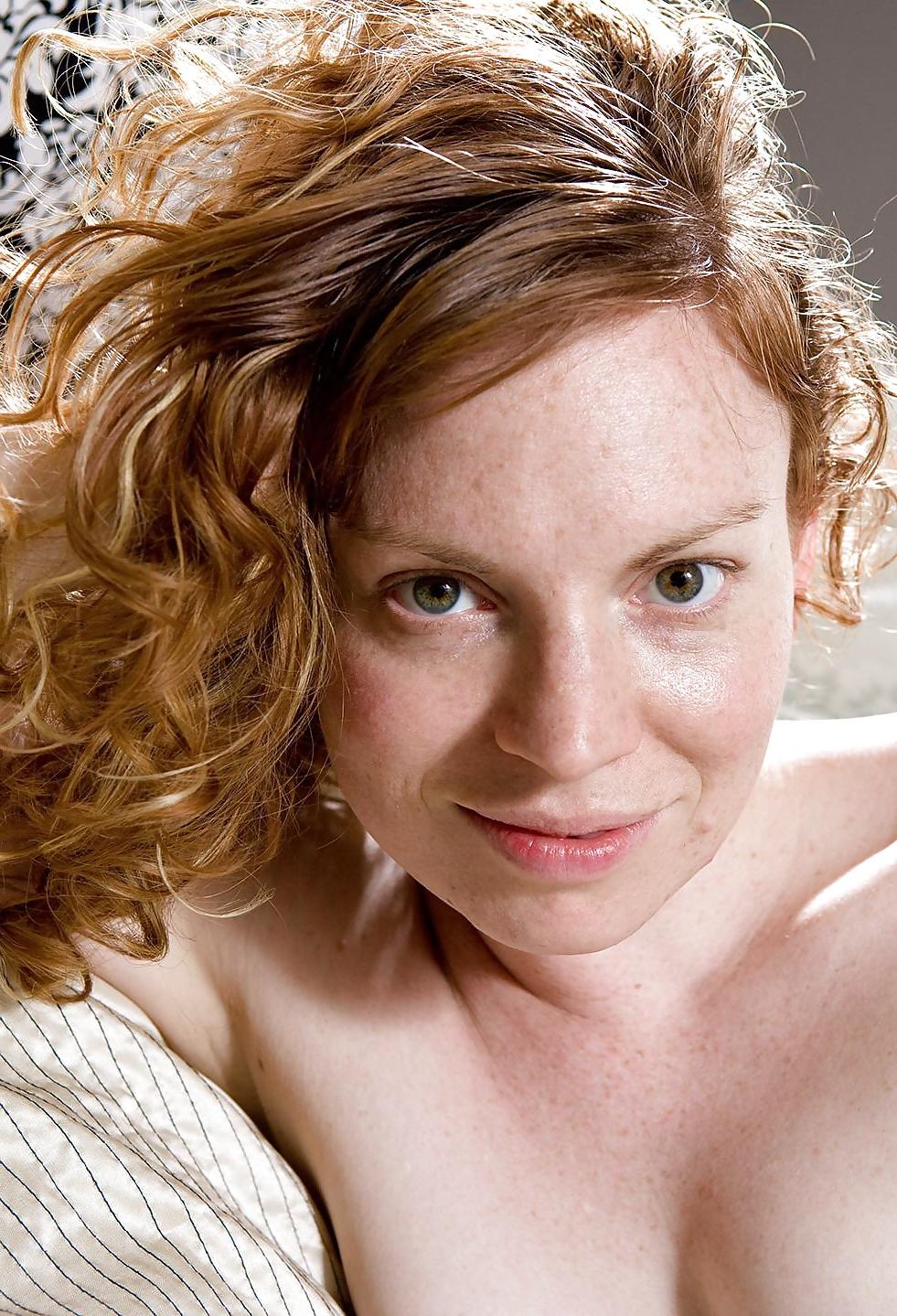 25P REDHEAD, CLOTHED, STRIPPED AND NUDE